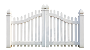 Picket Gate isolate on transparency background png