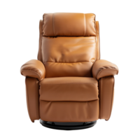 Recliner front view full length isolate on transparency background png