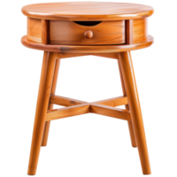 Side Table front view full length isolate on transparency background png