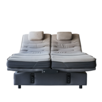 Adjustable Bed front view full length isolate on transparency background png