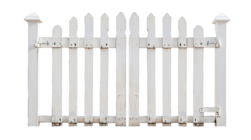 Picket Gate isolate on transparency background png
