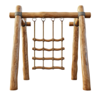3d Monkey Bars playground front view isolate on transparency background png