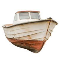 Boat side view isolate on transparency background png