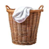 Laundry Basket side view full length isolate on transparency background png