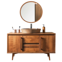 Vanity Cabinet front view full length isolate on transparency background png