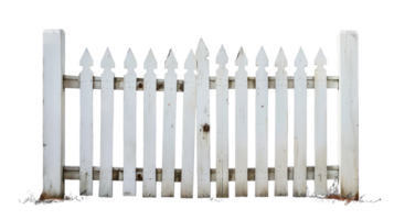 Picket Gate isolate on transparency background png