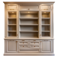 Built-In Cabinet front view full length isolate on transparency background png