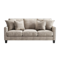 Track Arm Sofa side view full length isolate on transparency background png