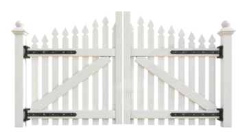 Picket Gate isolate on transparency background png