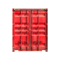 Storage Containers front view full length isolate on transparency background png