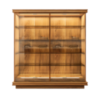 Display Cabinet front view full length isolate on transparency background png