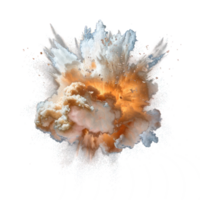 explosion on transparency background png