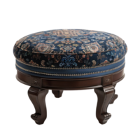 ottoman furniture front view full length isolate on transparency background png