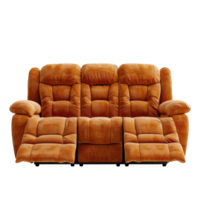 Reclining Sofa isolate on transparency background png