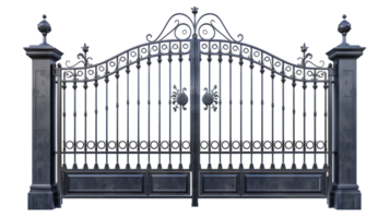 Pedestrian Gates isolate on transparency background png