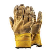 Construction Work Gloves side view full length isolate on transparency background png