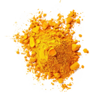 Turmeric isolate on transparency background png