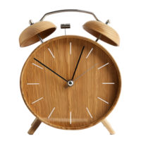 Alarm Clock front view full length isolate on transparency background png