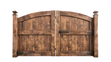 Wooden Gate isolate on transparency background png