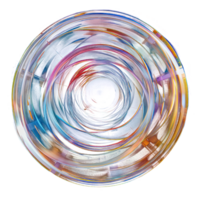 Subatomic circular refractions, image board on transparency background png