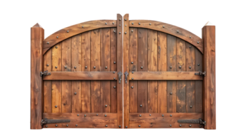 Wooden Gate isolate on transparency background png