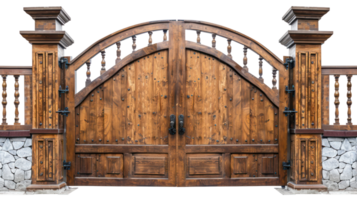 Garden Gate isolate on transparency background png