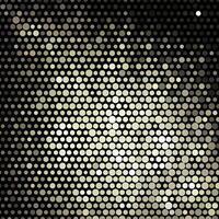 Vibrant green and black halftone dots forming a gradient pattern vector