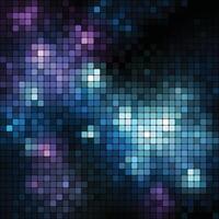 dynamic pixelated mosaic pattern with cool blue tones vector