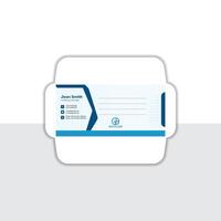 Creative Modern Envelope Design, With Layout Template. vector