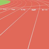 Starting line on running track. Running track. illustration vector