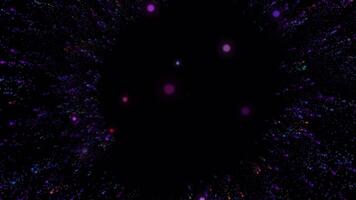 Abstract Helix Particles Background With Alpha video