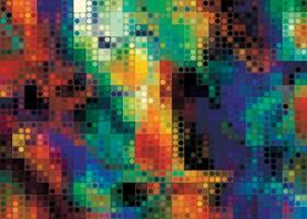 multicolored abstract pixel background paint vector
