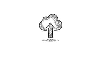 Stop Motion Cloud Upload Animation for Tech Projects video