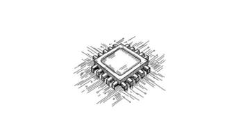 An illustration of the intricate design of a Microprocessor video