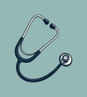 a stethoscope with a stethoscope on it vector