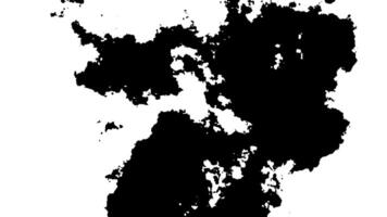 Transition from white to black with uneven spots video