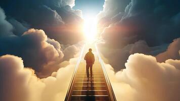 Pathway to Enlightenment An Inspirational Journey Through the Clouds Awaits You video