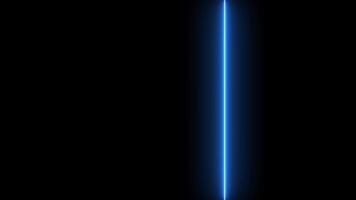 Transition with neon vertical line passing on the screen video