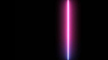 Pulsating colored glowing line passing transition video