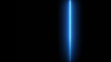 Transition with vertical glowing line video