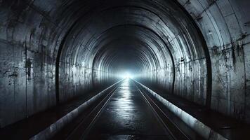 A Mysterious Tunnel with a Bright Light at the End video
