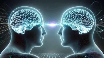 Brain-to-Brain Connection. Shared Neural Communication video