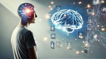 Digital Mind Interface. Exploring Virtual Knowledge video