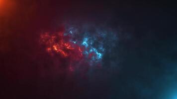 Abstract background of red and blue energy video