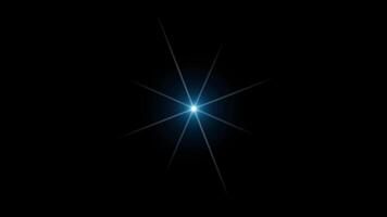 Blue light with rays around it that rotate video