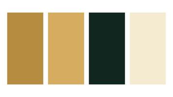 Tan, cream, charcoal, gold color palette. Set of bright color palette combination in rgb hex. Color palette for ui ux design. Abstract illustration for your graphic design, banner, poster vector
