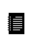 Notebook icon illustration vector