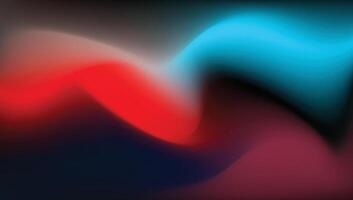 Abstract colorful gradient background blue red black vector