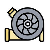 A turbo fan icon on a white background vector
