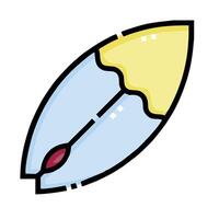 A pencil with a red tip on it vector